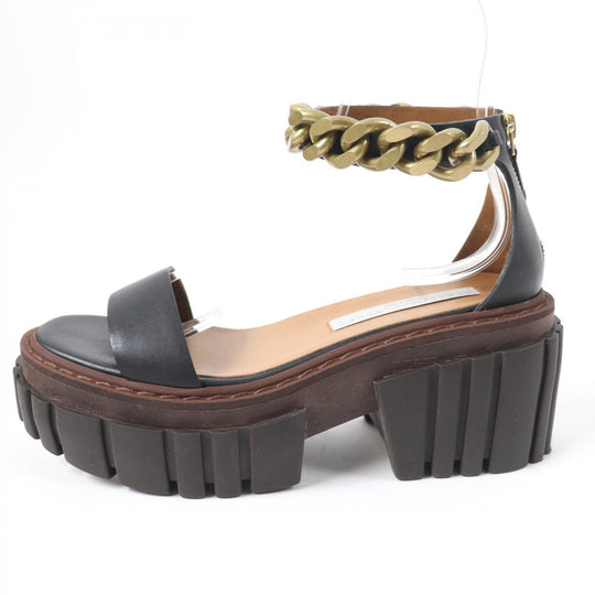 Stella McCartney Sandals Main: Leather black Emily Women 37 Used Authentic