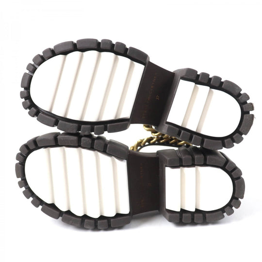 Stella McCartney Sandals Main: Leather black Emily Women 37 Used Authentic