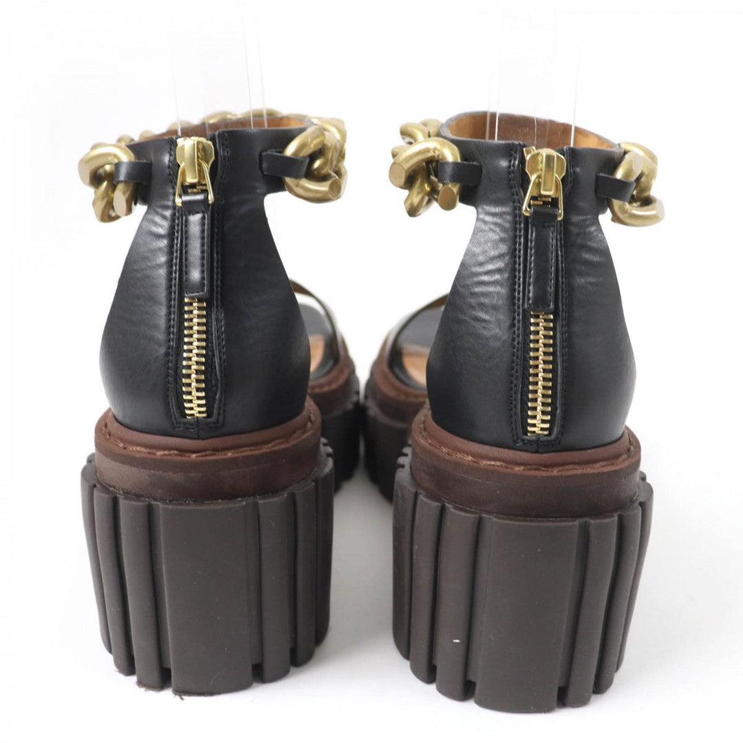 Stella McCartney Sandals Main: Leather black Emily Women 37 Used Authentic