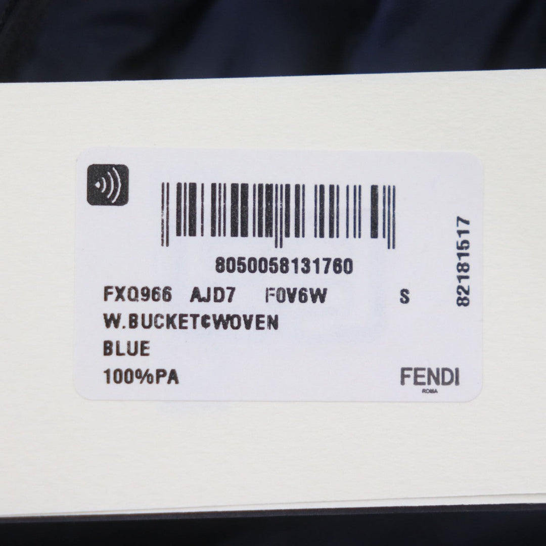 FENDI hat FXQ966 Main: 100% nylon, Lining: 100% nylon Navy mens Used Authentic