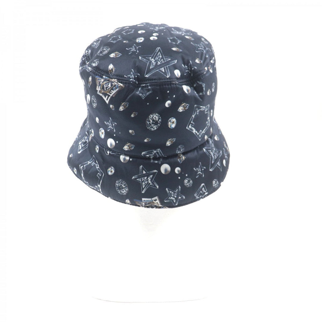 FENDI hat FXQ966 Main: 100% nylon, Lining: 100% nylon Navy mens Used Authentic