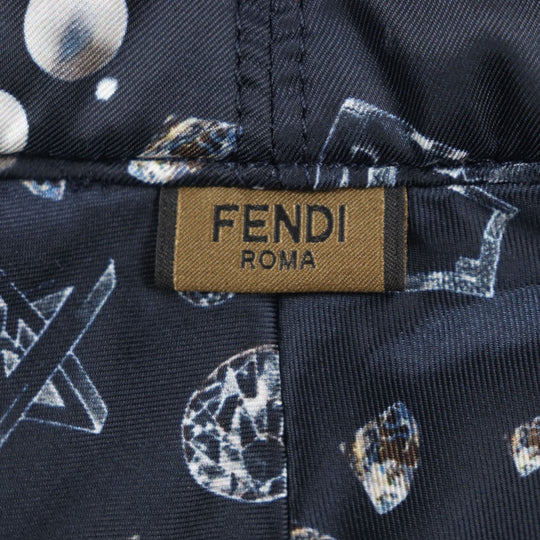 FENDI hat FXQ966 Main: 100% nylon, Lining: 100% nylon Navy mens Used Authentic