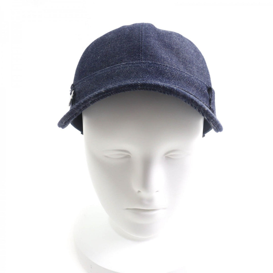 HERMES cap cotton Indigo