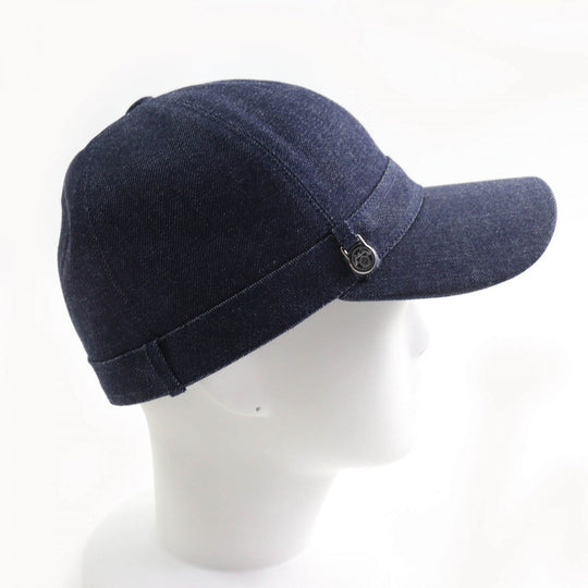 HERMES cap cotton Indigo