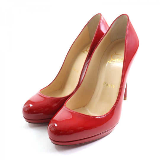 Christian Louboutin pumps Main: Patent leather Red Women 37.5 Used Authentic