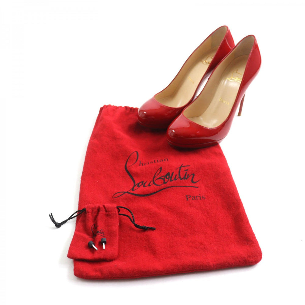 Christian Louboutin pumps Main: Patent leather Red Women 37.5 Used Authentic