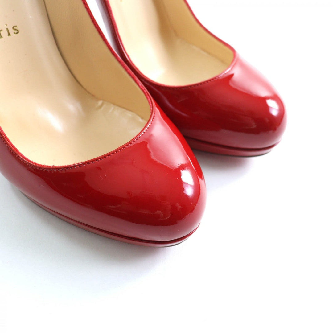 Christian Louboutin pumps Main: Patent leather Red Women 37.5 Used Authentic