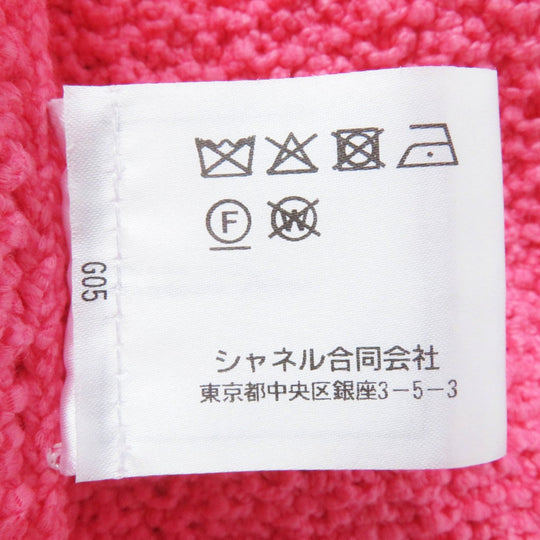 CHANEL Best 22S P72795 Main: 80% cotton, Main: 20% polyamide pink Women 34 Used Authentic