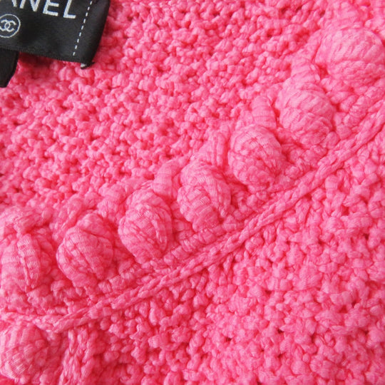 CHANEL Best 22S P72795 Main: 80% cotton, Main: 20% polyamide pink Women 34 Used Authentic