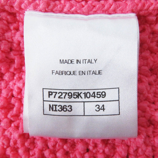 CHANEL Best 22S P72795 Main: 80% cotton, Main: 20% polyamide pink Women 34 Used Authentic