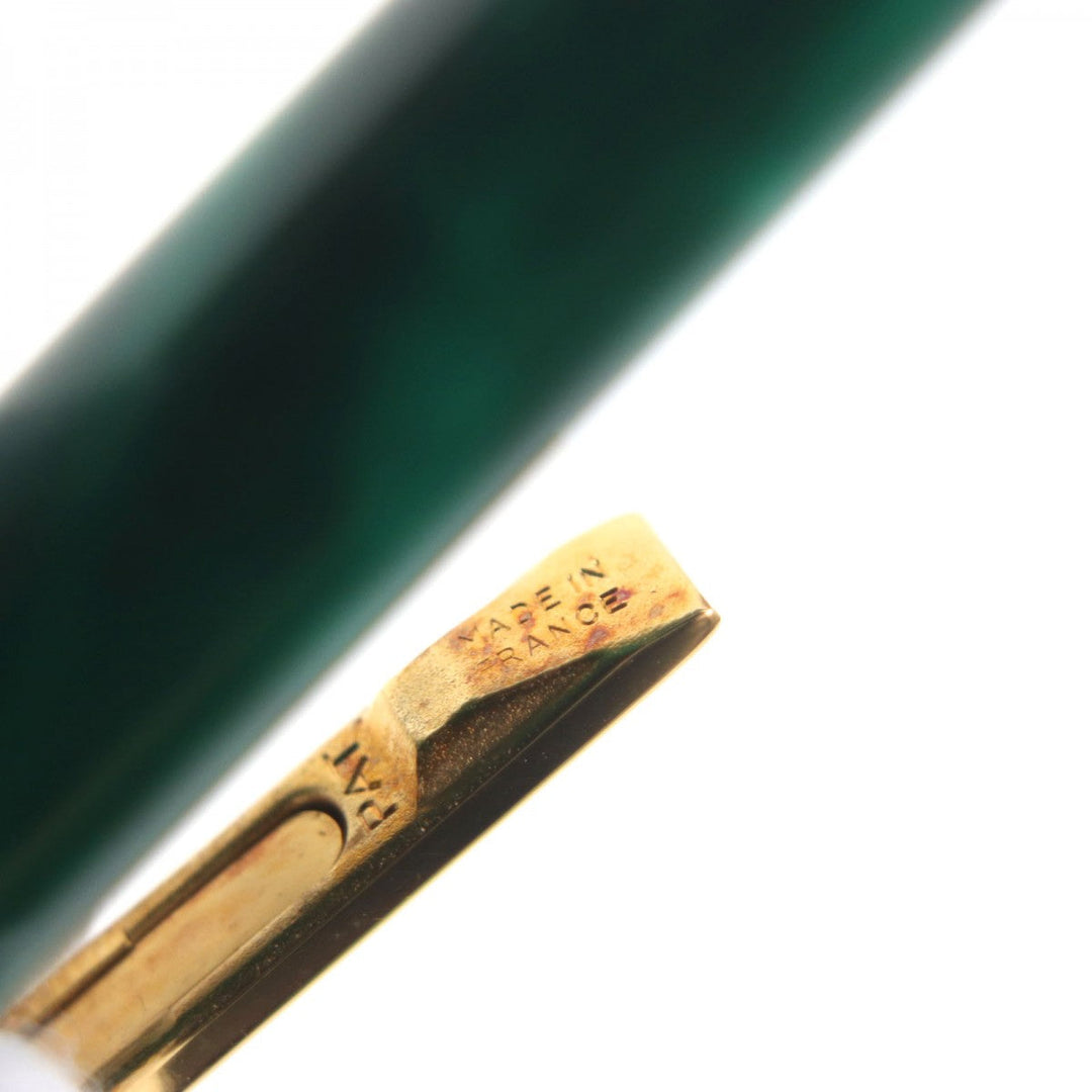CARTIER Ballpoint pen ST150046 Gold Plated Green gold Trinity Malachite mens(Unisex) Used Authentic
