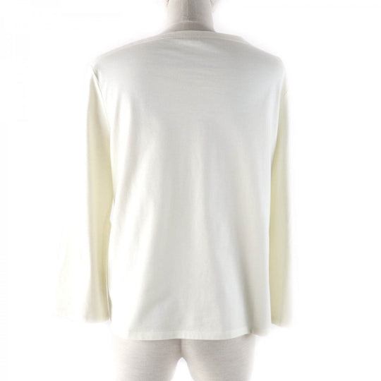 HERMES Cut Main: 100% cotton, some parts: 70% rayon, some parts: 30% polyester off white Women 36 Used Authentic