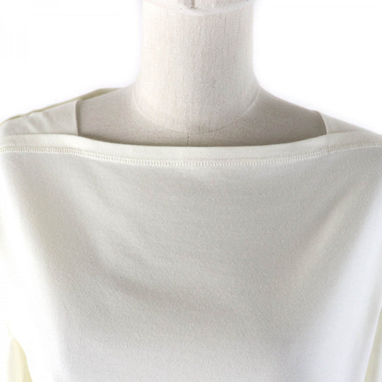 HERMES Cut Main: 100% cotton, some parts: 70% rayon, some parts: 30% polyester off white Women 36 Used Authentic