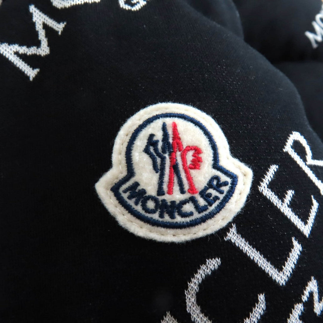 MONCLER Down jacket Outer: 100% cotton, Lining: 100% nylon, Part: 100% nylon, Part: 100% nylon, Filling: 90% down black CAILLE Women Used Authentic