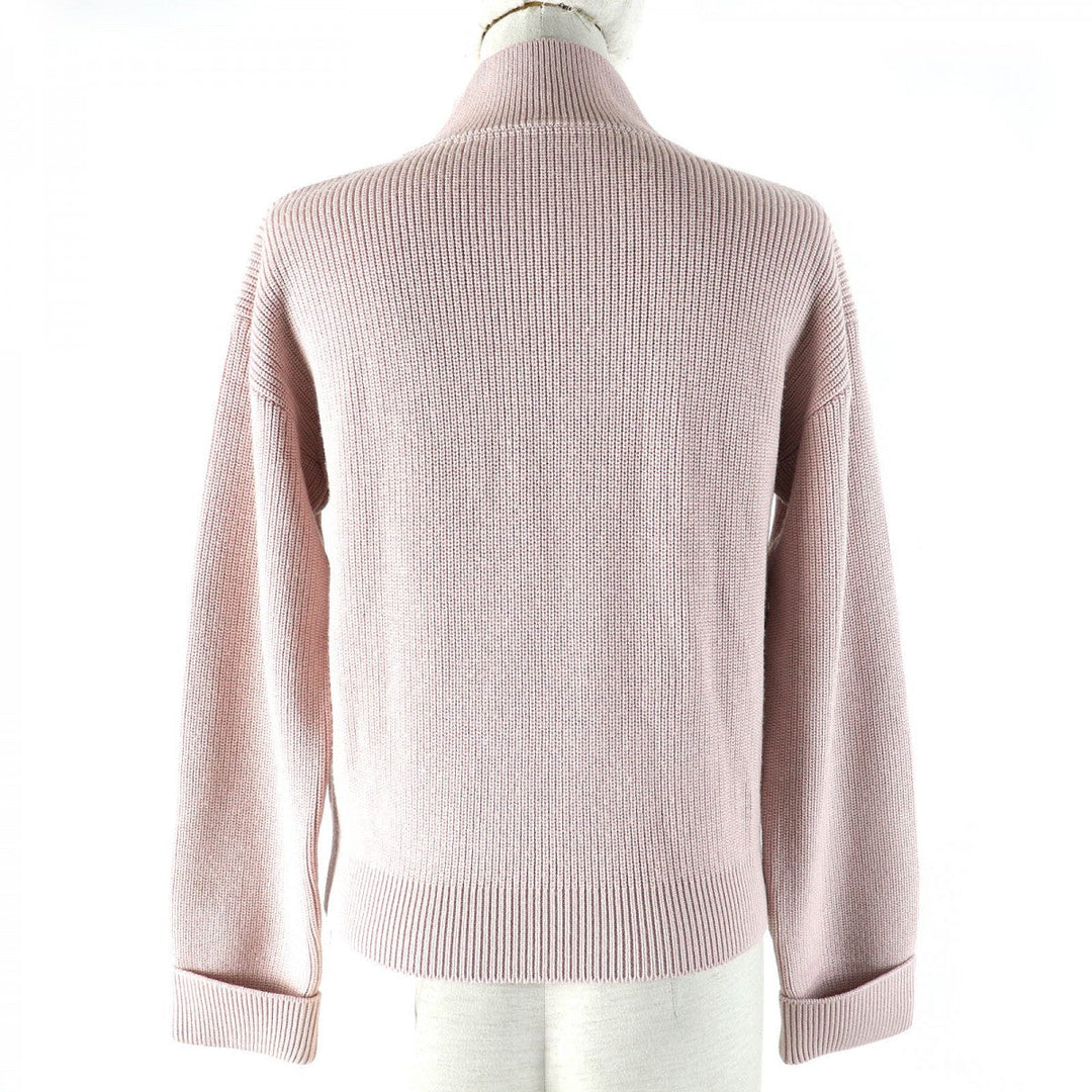 FOXEY cardigan 42604 Main: 70% wool, Main: 30% silk Antique beige Robin Women 40 Used Authentic