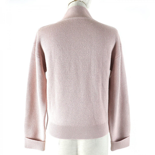 FOXEY cardigan 42604 Main: 70% wool, Main: 30% silk Antique beige Robin Women 40 Used Authentic