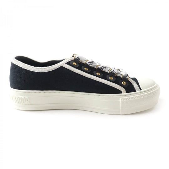 Christian Dior Low cut sneakers Main: Canvas Black White WALKIN DIOR Women 36 Used Authentic