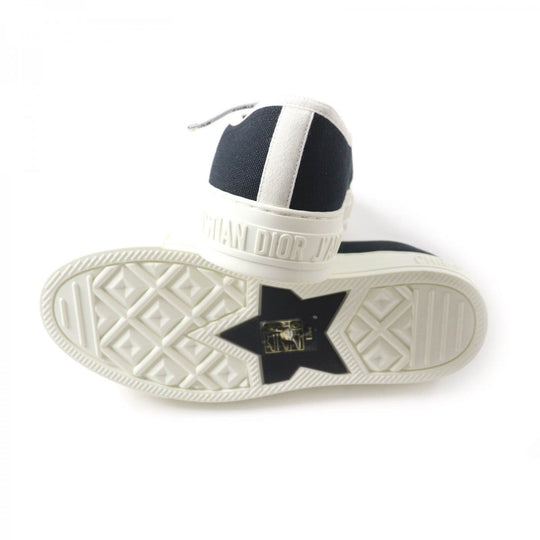 Christian Dior Low cut sneakers Main: Canvas Black White WALKIN DIOR Women 36 Used Authentic
