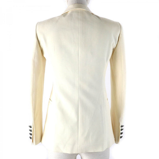 GUCCI tailored jacket 386910 wool Ivory 38