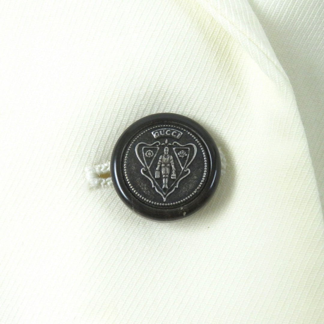 GUCCI tailored jacket 386910 wool Ivory 38