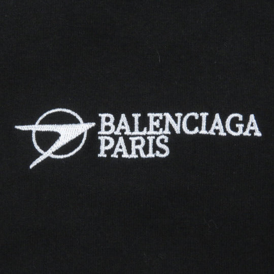 BALENCIAGA Short sleeve T-shirt 612966 cotton black mens XS Used Authentic