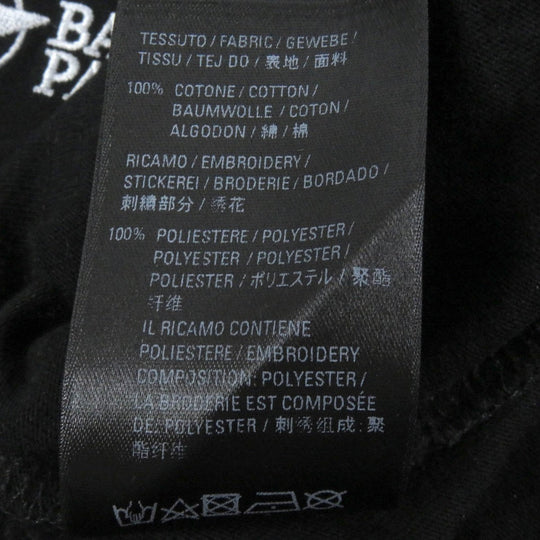 BALENCIAGA Short sleeve T-shirt 612966 cotton black mens XS Used Authentic