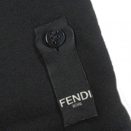 FENDI sweat FY0178 Main: 100% cotton, Part: 97% cotton, Part: 3% polyurethane, Part: 100% cotton, Part: 100% polyester black mens S Used Authentic