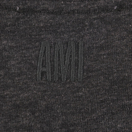 AMI Paris Short sleeve T-shirt UTS011.717 cotton Dark gray mens XS Used Authentic