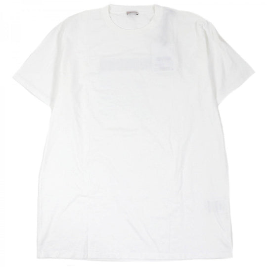 MONCLER Short sleeve T-shirt Main: 100% cotton white MAGLIA GIROCOLLO mens M Used Authentic