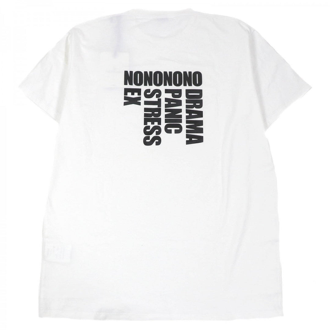 MONCLER Short sleeve T-shirt Main: 100% cotton white MAGLIA GIROCOLLO mens M Used Authentic