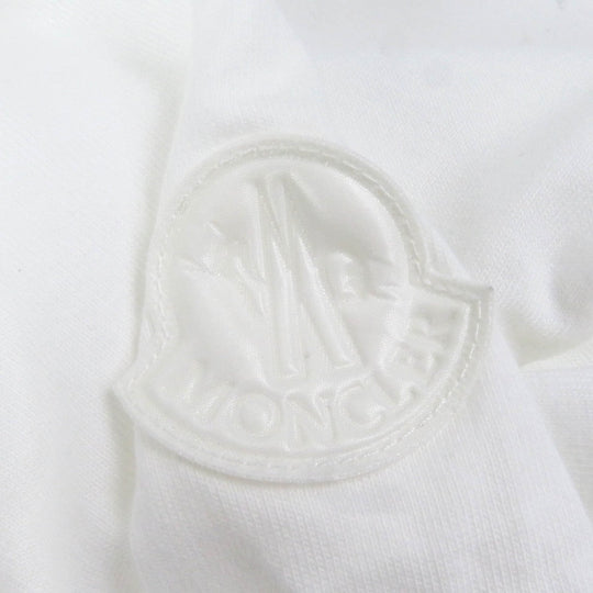 MONCLER Short sleeve T-shirt Main: 100% cotton white MAGLIA GIROCOLLO mens M Used Authentic