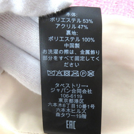 COACH Jacket CN469 Main: 53% polyester, Main: 47% acrylic, Lining: 100% polyester pink Heritage C Women S Used Authentic