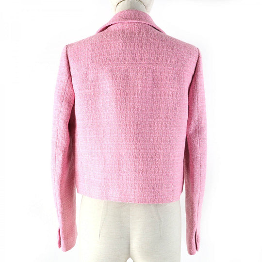 COACH Jacket CN469 Main: 53% polyester, Main: 47% acrylic, Lining: 100% polyester pink Heritage C Women S Used Authentic