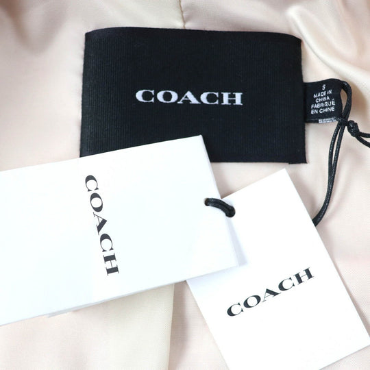 COACH Jacket CN469 Main: 53% polyester, Main: 47% acrylic, Lining: 100% polyester pink Heritage C Women S Used Authentic