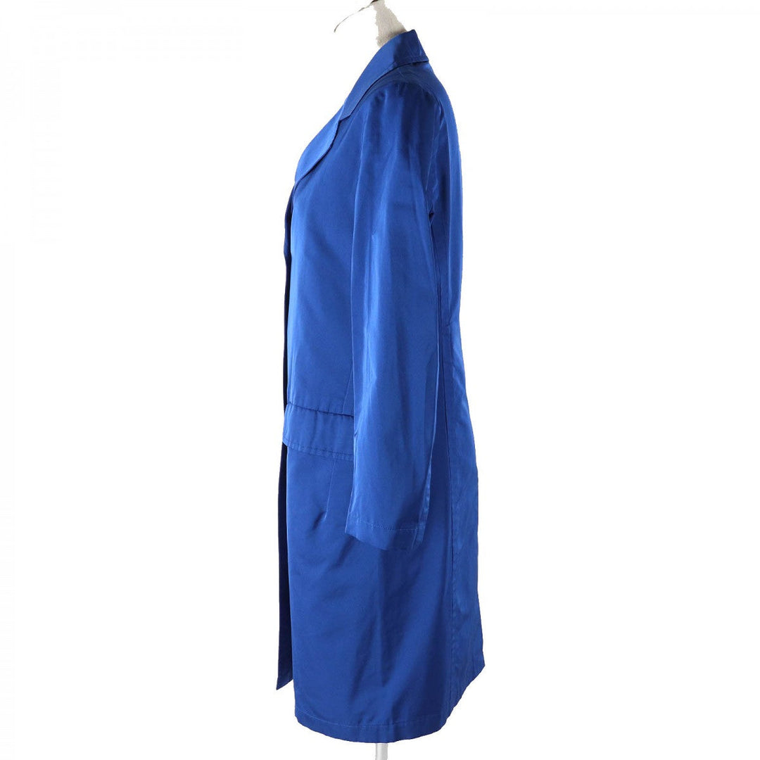 JIL SANDER coat JSPH120505 Main: 70% polyester, Main: 30% silk blue Women 32 Used Authentic