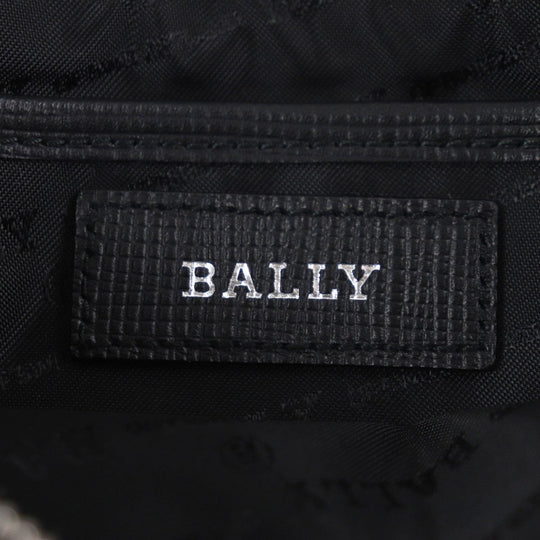 BALLY Clutch bag Nylon black FOSCO mens Used Authentic