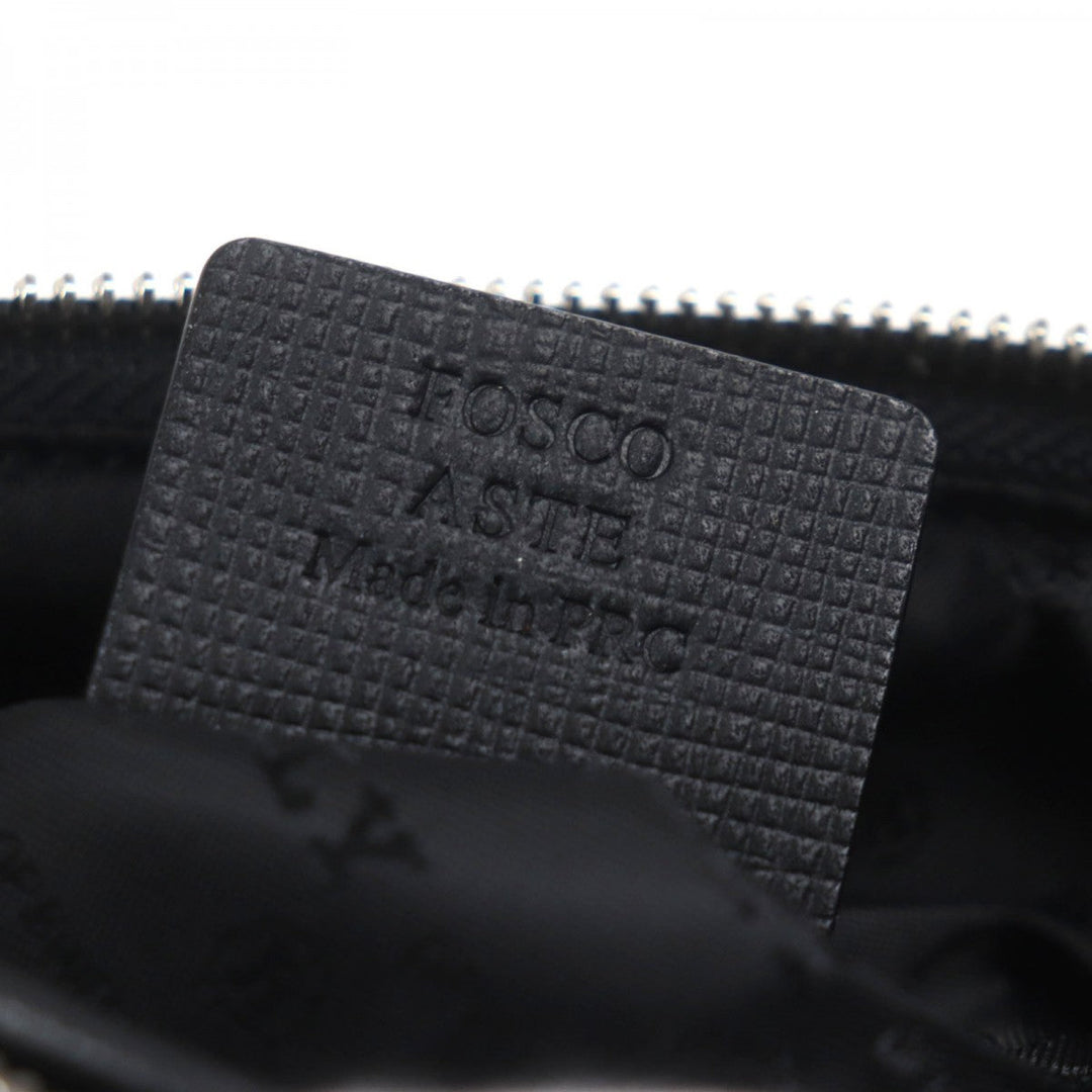 BALLY Clutch bag Nylon black FOSCO mens Used Authentic