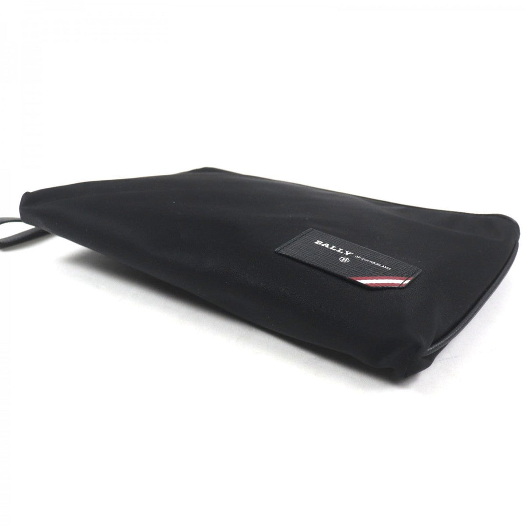 BALLY Clutch bag Nylon black FOSCO mens Used Authentic