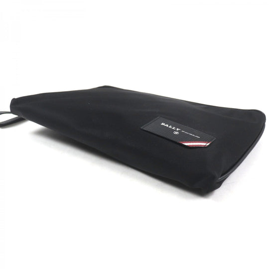 BALLY Clutch bag Nylon black FOSCO mens Used Authentic