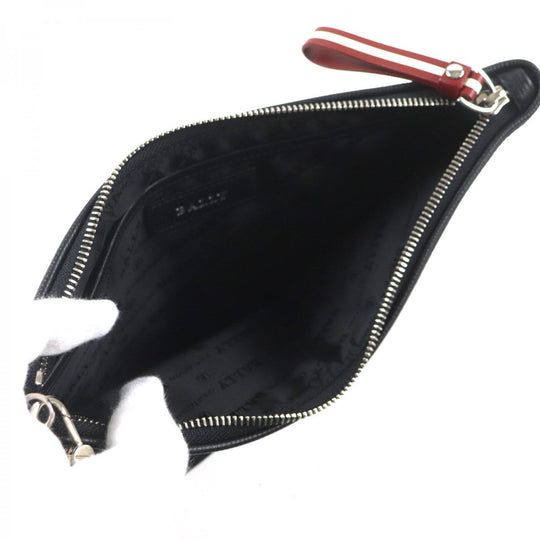 BALLY Clutch bag Nylon black FOSCO mens Used Authentic