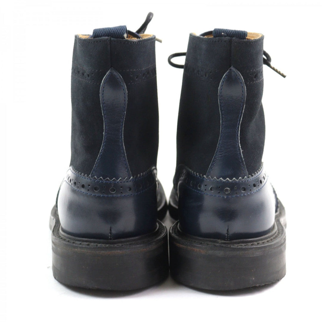 Tricker's boots M2508 leather Navy MALTON 8.5