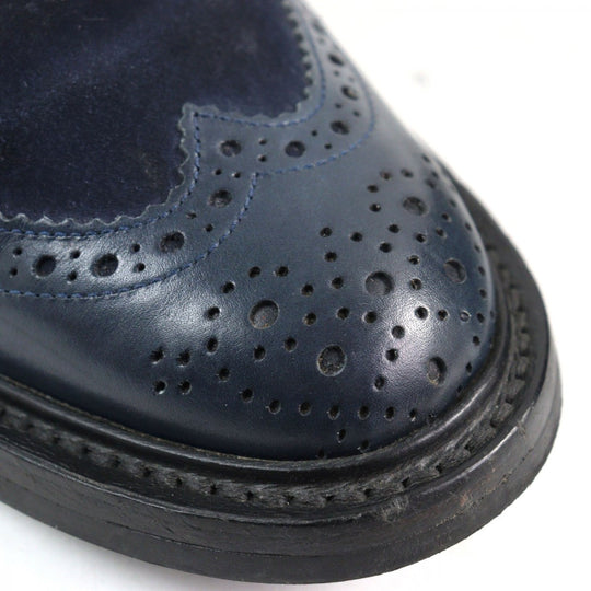 Tricker's boots M2508 leather Navy MALTON 8.5