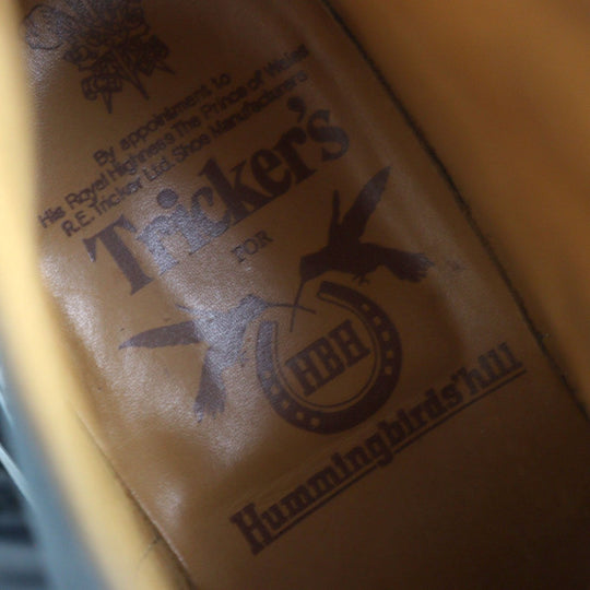 Tricker's boots M2508 leather Navy MALTON 8.5
