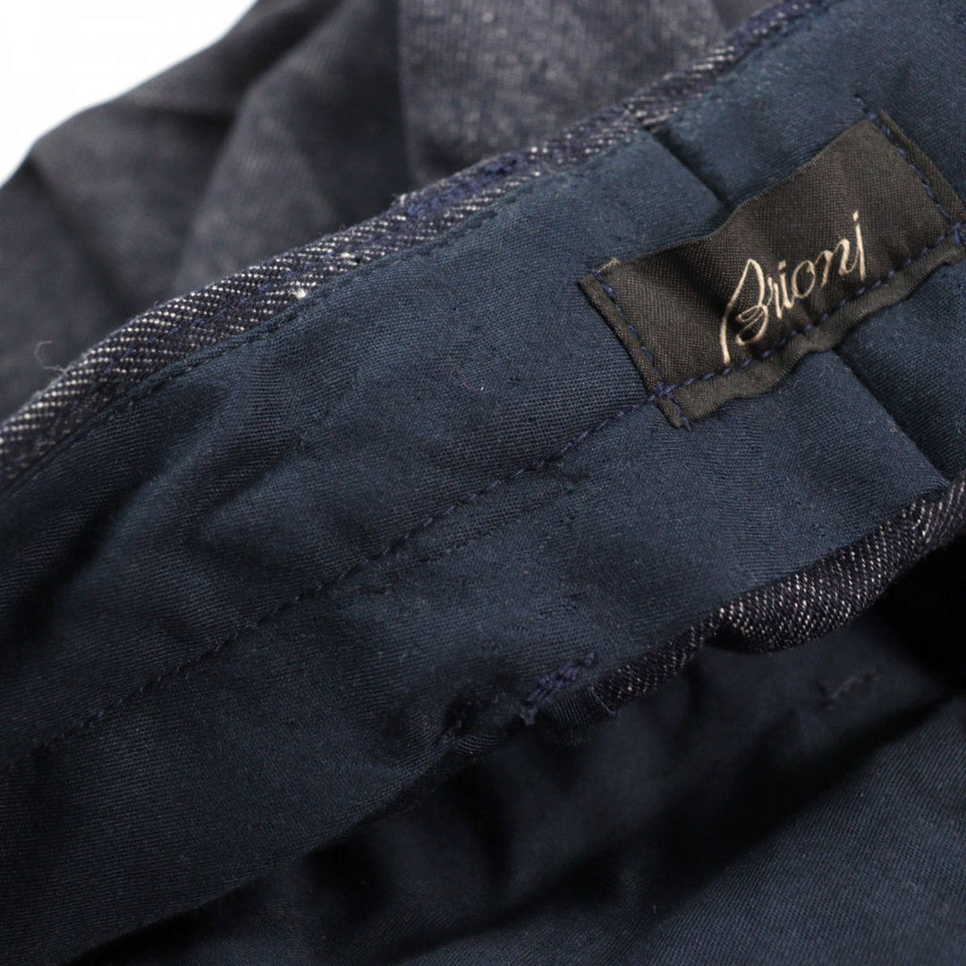 Brioni suit wool Navy PARIOLI