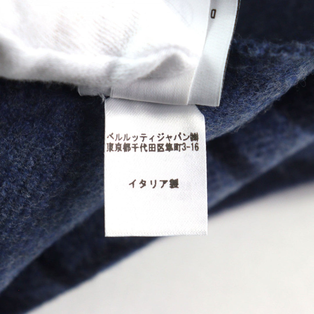 Berluti Scarf Main: 100% wool Navy blue mens Used Authentic