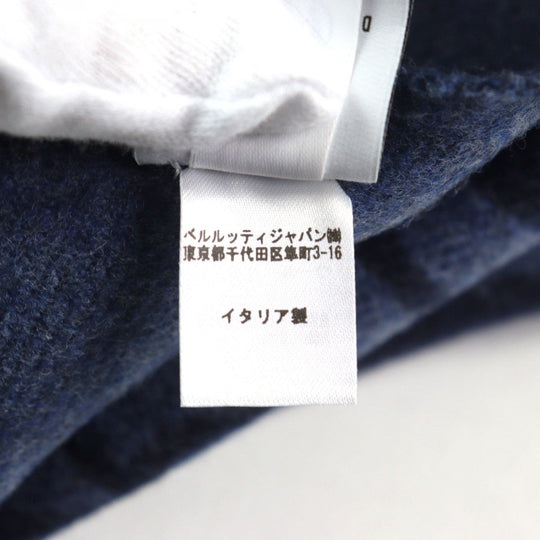 Berluti Scarf Main: 100% wool Navy blue mens Used Authentic