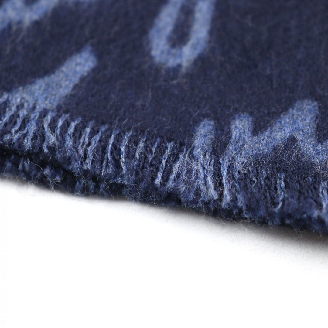 Berluti Scarf Main: 100% wool Navy blue mens Used Authentic
