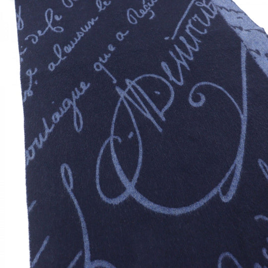 Berluti Scarf Main: 100% wool Navy blue mens Used Authentic