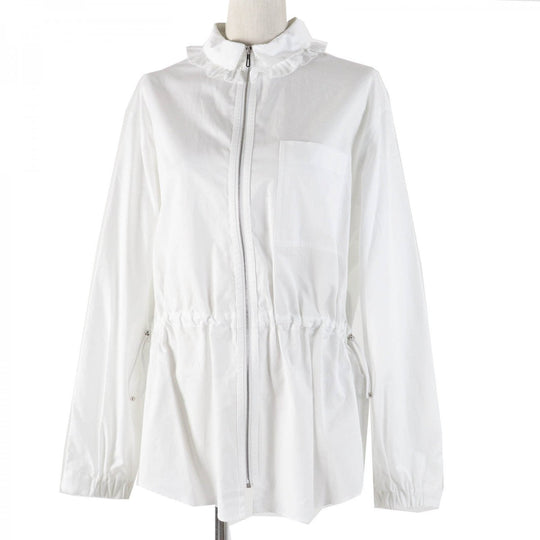 HERMES Long sleeve shirt 4H0638DV cotton white 36