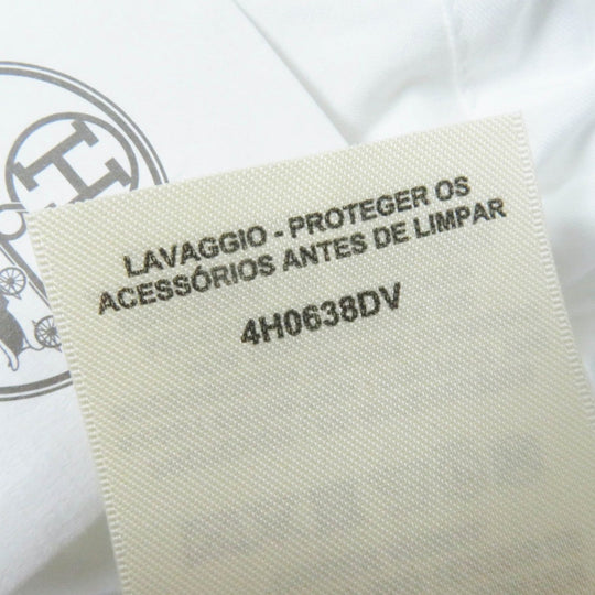 HERMES Long sleeve shirt 4H0638DV cotton white 36